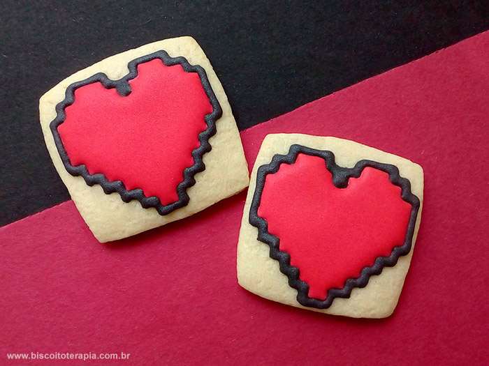 Biscoitos Decorados Geek Love