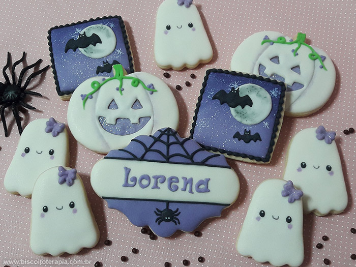 Biscoitos Decorados de Halloween