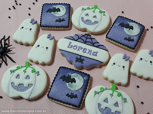 Biscoitos Decorados de Halloween