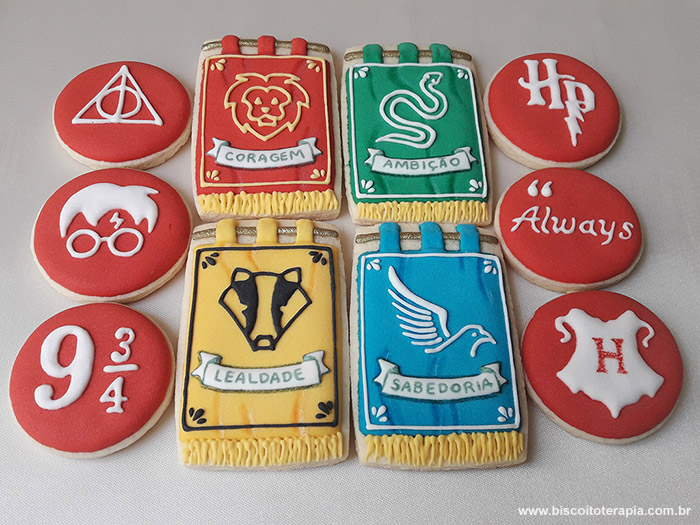 Biscoitos Decorados de Harry Potter