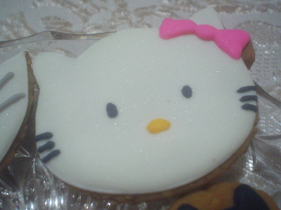 Biscoitos Decorados da Hello Kitty