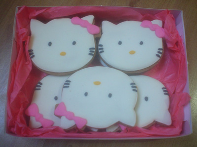 Biscoitos Decorados da Hello Kitty