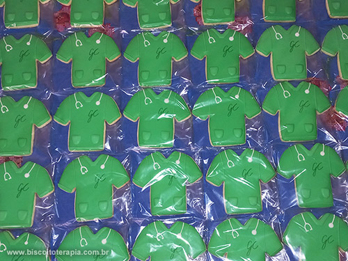 Biscoitos Decorados Jaleco de Medicina Biscoitos Decorados Jaleco de Medicina
