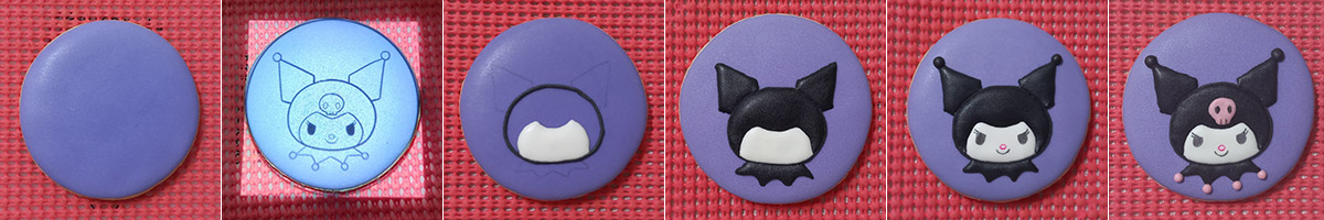 Biscoitos Decorados de Kuromi Biscoitos Decorados de Kuromi