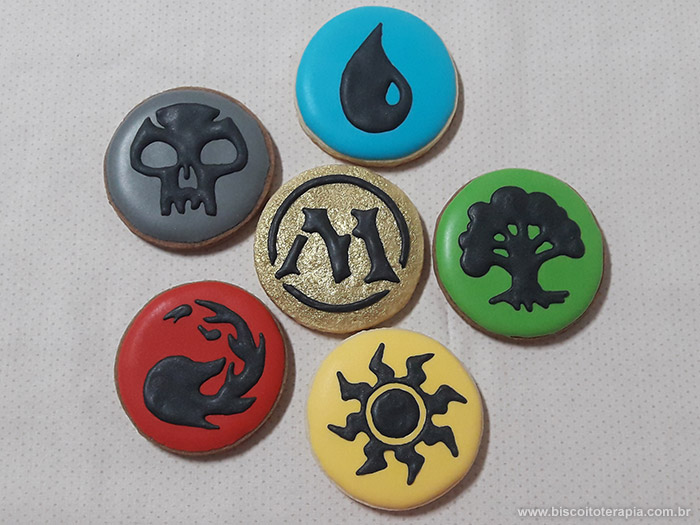 Biscoitos Decorados de Magic The Gathering