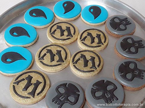 Biscoitos Decorados de Magic The Gathering