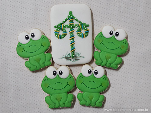Biscoitos Decorados de Midsommar Biscoitos Decorados de Midsommar