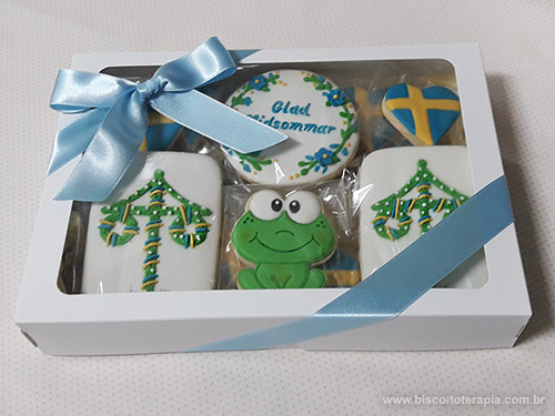 Biscoitos Decorados de Midsommar Biscoitos Decorados de Midsommar