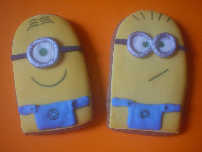 Biscoitos Decorados de Minions Biscoitos Decorados de Minions