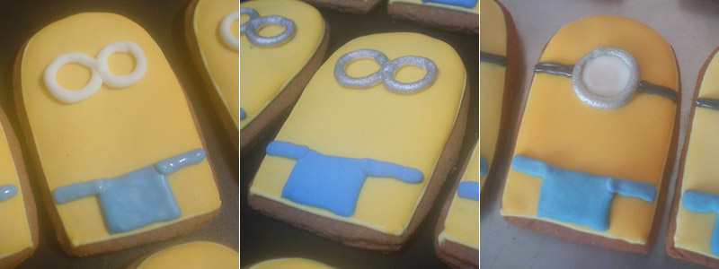 Biscoitos Decorados de Minions Biscoitos Decorados de Minions
