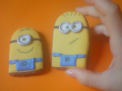 Biscoitos Decorados de Minions Biscoitos Decorados de Minions
