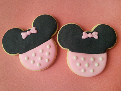 Biscoitos Decorados de Minnie em Paris