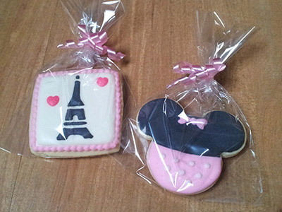 Biscoitos Decorados de Minnie em Paris