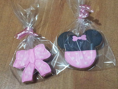 Biscoitos Decorados de Minnie em Paris