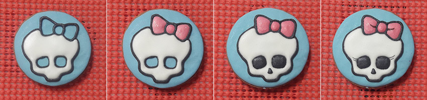 Biscoitos Decorados de Monster High Biscoitos Decorados de Monster High
