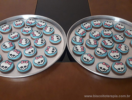 Biscoitos Decorados de Monster High Biscoitos Decorados de Monster High