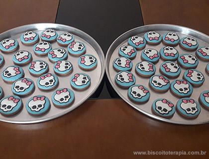 Biscoitos Decorados de Monster High