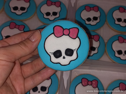 Biscoitos Decorados de Monster High Biscoitos Decorados de Monster High