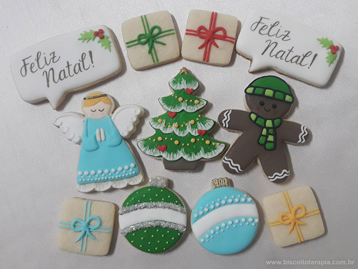 Biscoitos Decorados de Natal - 2020