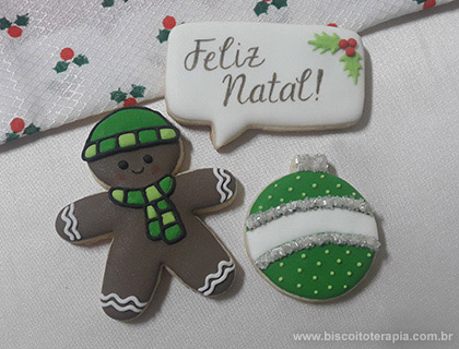 Biscoitos Decorados de Natal - 2020