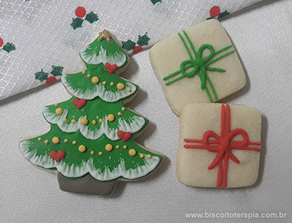 Biscoitos Decorados de Natal - 2020