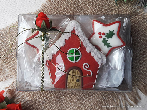 Biscoitos Decorados de Natal - 2021