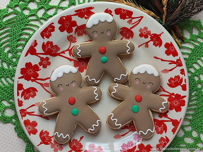 Biscoitos Decorados de Natal Biscoitos Decorados de Natal