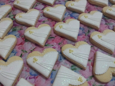 Biscoitos Decorados de Noivado - Camila e Mauro