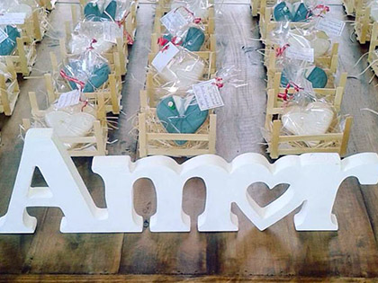 Biscoitos Decorados de Noivado - Elissa e Henrique