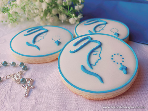 Biscoitos Decorados de Nossa Senhora