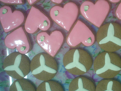 Biscoitos Decorados de Orquídeas Biscoitos Decorados de Orquídeas