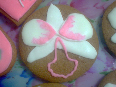 Biscoitos Decorados de Orquídeas Biscoitos Decorados de Orquídeas