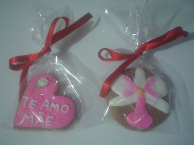 Biscoitos Decorados de Orquídeas Biscoitos Decorados de Orquídeas