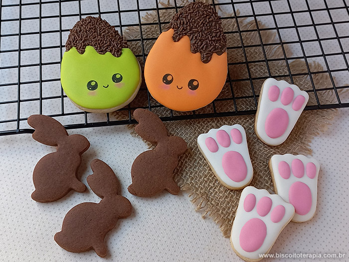 Biscoitos Decorados de Páscoa - 2023 Biscoitos Decorados de Páscoa - 2023