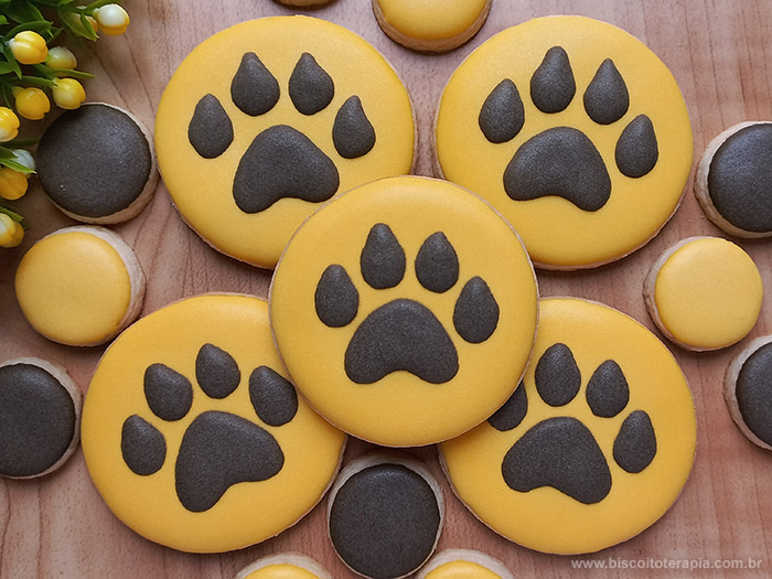 Biscoitos Decorados Patinha de Leão Biscoitos Decorados Patinha de Leão