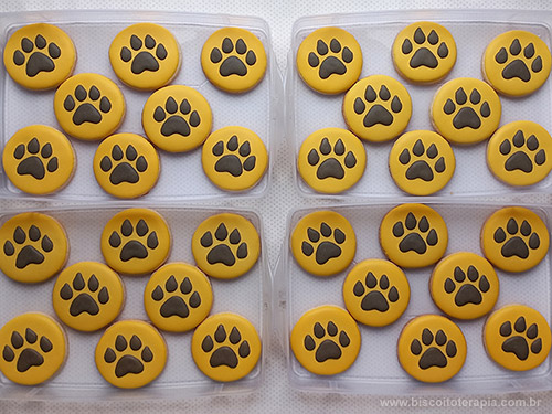 Biscoitos Decorados Patinha de Leão Biscoitos Decorados Patinha de Leão