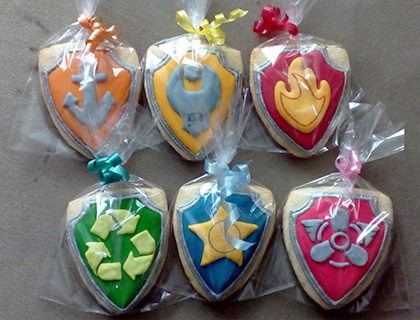 Biscoitos Decorados da Patrulha Canina