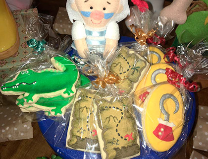 Biscoitos Decorados de Peter Pan Biscoitos Decorados de Peter Pan