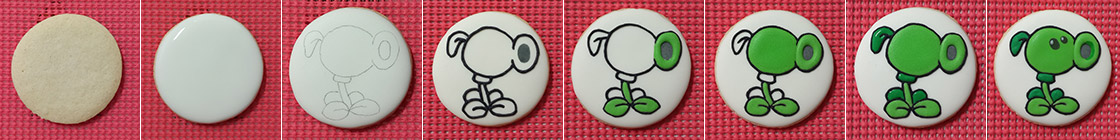Biscoitos Decorados de Plants vs Zombies Biscoitos Decorados de Plants vs Zombies