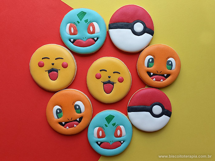 Biscoito Decorado de Pokmon