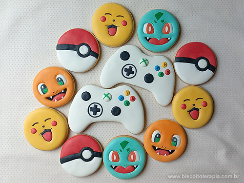 Biscoitos Decorados de Pokmon