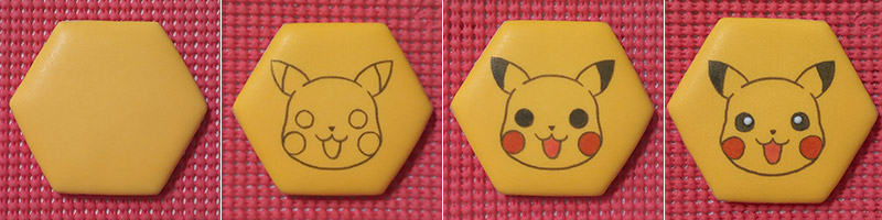 Biscoitos Decorados de Pokémon Fofo Biscoitos Decorados de Pokémon Fofo