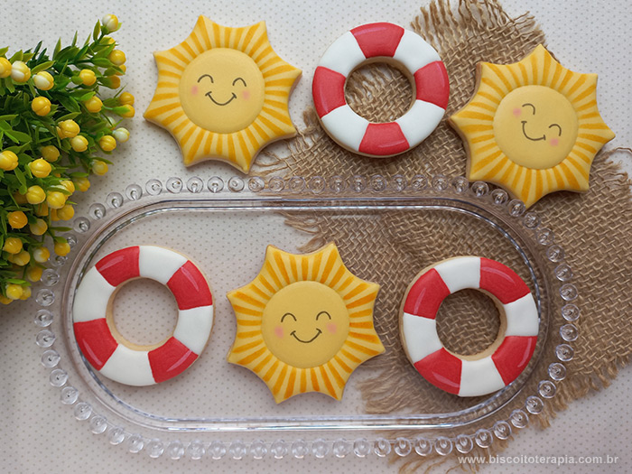Biscoitos Decorados Pool Party Biscoitos Decorados Pool Party