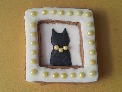Biscoitos Decorados de Porta Retrato em 3D Biscoitos Decorados de Porta Retrato em 3D