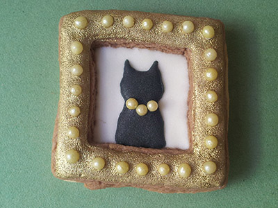 Biscoitos Decorados de Porta Retrato em 3D Biscoitos Decorados de Porta Retrato em 3D