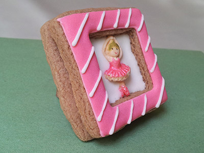Biscoitos Decorados de Porta Retrato em 3D Biscoitos Decorados de Porta Retrato em 3D
