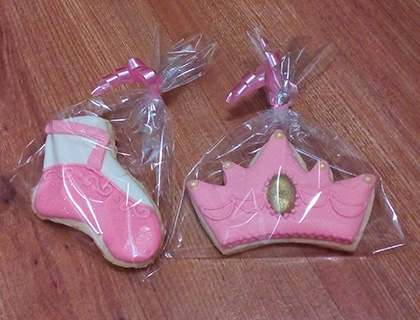 Biscoitos Decorados de Princesa Bailarina