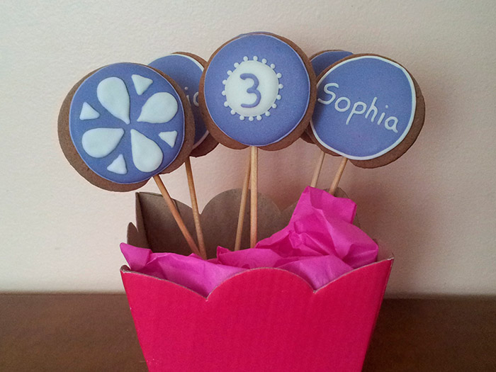 Biscoitos Decorados de Princesa Sophia Biscoitos Decorados de Princesa Sophia