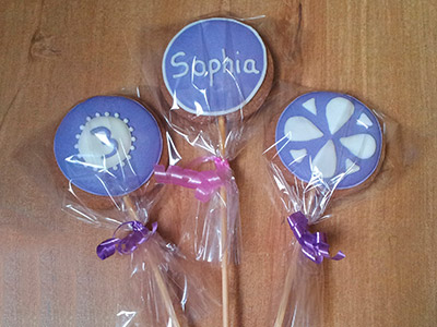 Biscoitos Decorados de Princesa Sophia Biscoitos Decorados de Princesa Sophia
