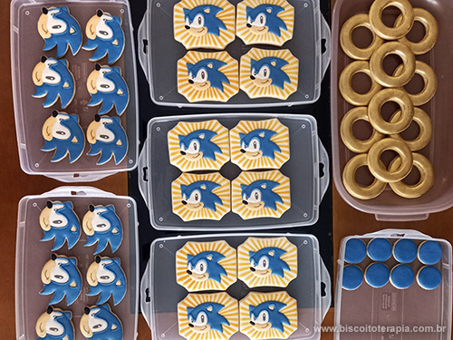 Biscoitos Decorados Sonic Biscoitos Decorados Sonic
